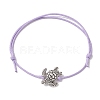 Alloy Braided Bead Bracelet BJEW-JB11082-01-3