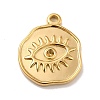 Ion Plating(IP) 304 Stainless Steel Pendants Rhinestone Setting STAS-A066-18G-1