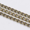 Iron Twisted Chains Curb Chains CHS003Y-AB-1