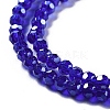 Electroplate Transparent Glass Beads Strands EGLA-A035-T3mm-A06-3