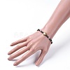 Non-Magnetic Synthetic Hematite Beads Stretch Bracelets BJEW-JB04660-03-4