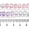 Transparent Painted Glass Beads Strands X1-DGLA-A034-T8mm-A23-3