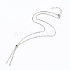 304 Stainless Steel Cable Chain Necklace Making AJEW-JB00778-01-1