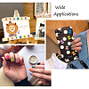 36Pcs 6 Colors Acrylic Cabochons MRMJ-PJ0001-08-6