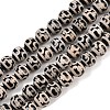Tibetan Style dZi Beads Strands G-G328-A01-8mm-2