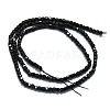 Natural Black Tourmaline Beads Strands G-P457-B01-02D-3