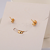 Perfume Bottle 304 Stainless Steel Resin Pendant & Stud Earring Jewelry Sets X-SJEW-I077-18-2