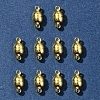 10Pcs Round Brass Magnetic Clasps with Loops KK-FS0001-34G-7