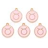Alloy Enamel Pendants X-ENAM-S124-01A-09C-2
