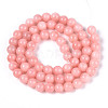 Dyed Natural Mashan Jade Round Beads Strands G-T139-6mm-67B-3