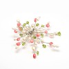 Flower Pearl Safety Brooches X-JEWB-O002-12A-2
