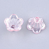Transparent Acrylic Bead Caps TACR-T007-04D-2