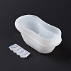 Bathtub-shaped Soap Dish Food Grade Silicone Molds DIY-D074-03-4