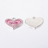 Alloy Enamel Pendants ENAM-19.5X19.5-2