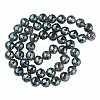 Electroplate Transparent Glass Beads Strands EGLA-N002-34A-G01-2