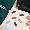 8Pcs 4 Colors Leather Zipper Heads FIND-CL0001-34-4