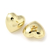 Heart Rack Plating Brass Stud Earrings EJEW-F331-30G-2