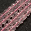Natural Rose Quartz Beads Strands G-G735-47-8mm-2