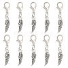 10Pcs Tibetan Style Alloy Shoe Charms HJEW-JM04169-03-3