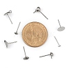 Non-Tarnish 304 Stainless Steel Stud Earring Settings & Findings STAS-MSMC002-05P-4