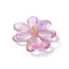 Transparent Glass Pendants PALLOY-MZ00723-4