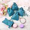Burlap Packing Pouches Drawstring Bags ABAG-Q050-7x9-17-6