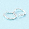 925 Sterling Silver Hoop Earrings STER-P047-13B-S-3