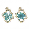 Epoxy Resin Pendants RESI-T045-028-3