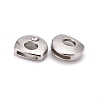 Letter Slider Beads for Watch Band Bracelet Making ALRI-O012-D-NR-2