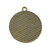 Tibetan Style Zinc Alloy Pendant Cabochon Settings LS-TIBEP-M004-08AB-NR-2