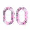 Transparent Acrylic Linking Rings OACR-N009-013B-14-2