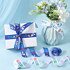 2 Rolls 2 Styles School Season Theme Polyester Colorful Printed Grosgrain Ribbon OCOR-GF0004-23B-3