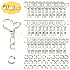 Alloy Heart Lobster Clasps KEYC-YW0001-20P-1