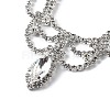 Alloy Rhinestone Hair Chain OHAR-M044-02A-S-2