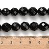 Natural Black Tourmaline Beads Strands G-H329-E02-10mm-5