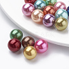 Eco-Friendly Plastic Imitation Pearl Beads MACR-S277-12mm-C-1