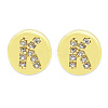 Brass Micro Pave Clear Cubic Zirconia Beads KK-T030-LA843-KX3-1