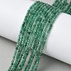 Natural Fuchsite Beads Strands G-C009-A27-01-1