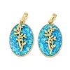 Rack Plating Brass Pendants KK-U032-91G-11-1