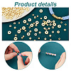   160Pcs 4 Styles Brass Spacer Beads KK-PH0005-95G-4