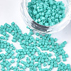 Baking Paint Glass Beads SEED-S023-11B-14-1
