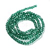 Electroplate Transparent Glass Beads Strands EGLA-A035-T3mm-A18-2