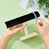 Velvet T-Bar Bracelet Display Stands  with Wooden Base BDIS-WH0010-03A-3
