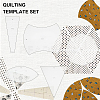 Transparent Acrylic Quilting Templates DIY-WH0381-004-3