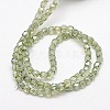 Electroplate Glass Beads Strands EGLA-F001-E21-2