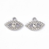 Alloy Rhinestone Pendants PALLOY-P287-06P-3
