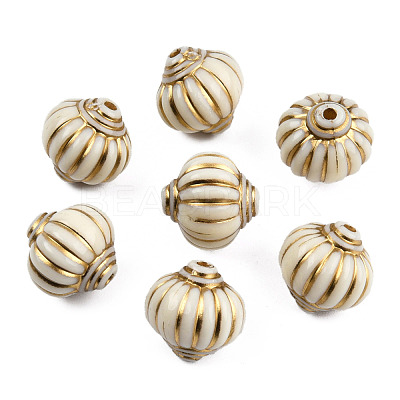 Lantern Plating Acrylic Beads X-PACR-Q102-202A-1