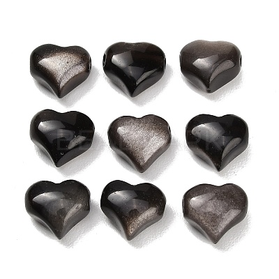 Natural Silver Sheen Obsidian Beads GG-CBA4A3B-C26-02-1