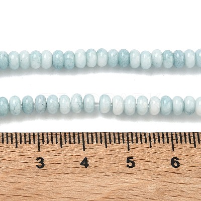 Ombre Effect Dyed Glass Beads Strands GLAA-C043-01B-1