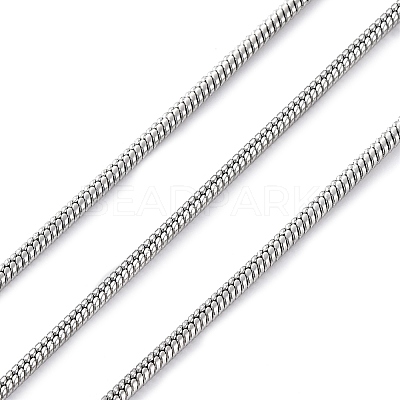 304 Stainless Steel Round Snake Chains CHS-M009-01P-02A-1